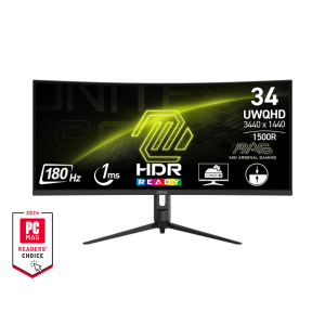 MSI MAG 342CQR E2 34" 180Hz UWQHD Curved Gaming Monitor